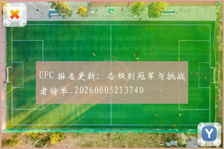UFC 排名更新：各级别冠军与挑战者榜单_20260605213740